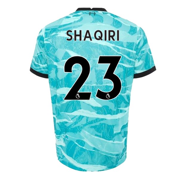 Camiseta Liverpool NO.23 Shaqiri Segunda equipo 2020-2021 Azul
